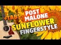 Post Malone - Sunflower (Fingerstyle Guitar Cover With Free Tabs)