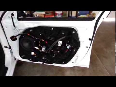 2013 Kia Optima – Metal Door Frame – Removed Plastic Door Panel To Upgrade OEM Speakers