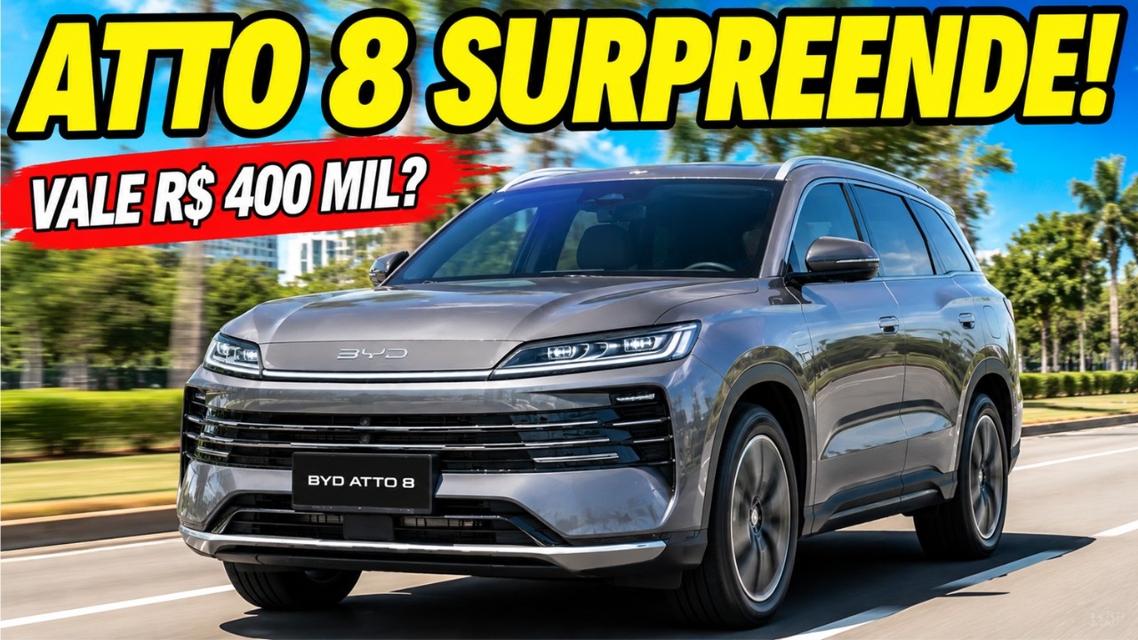 BYD ATTO 8 é MELHOR que SUV PREMIUM? TESTE REVELA a VERDADE