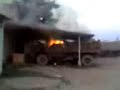 incendio de camion en huejutla