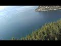Aerial Footage of lake Tahoe, Nevada and California