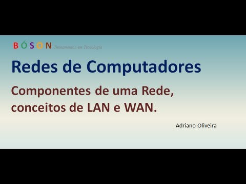 Curso de Redes - Vídeo 01 - Componentes de uma rede, LAN, WAN.