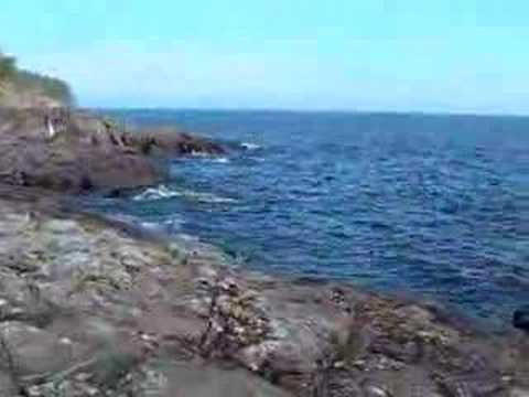 Waves at Ladoga lake