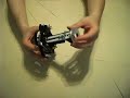 This video clip shows a single mechanical mock-up of a self reconfigurable module.  Leg pivoting, telescoping, and connecting plate rotation capabilities are shown.http://www.selfreconfigurable.comDesmond Innovation, LLC