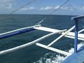 Bangka Boat Ride From Caticlan Harbor to Boracay Island, Aklan Province, Philippines