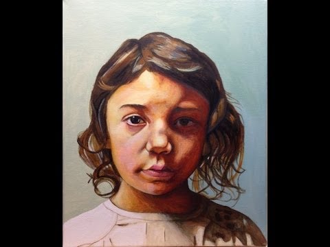 how to paint skin with acrylic
