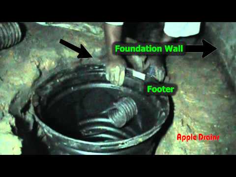 how to drain crawl space