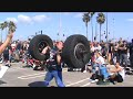 So California's Strongest Man Overhead Press
