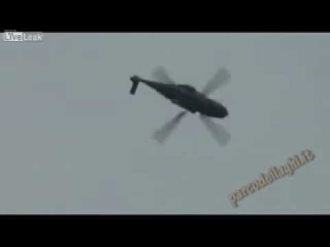 Spectacular Helicopter Accident-Italian Army NH-Industries NH-90 Hits Water of Lake Bracciano