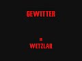 Gewitter in Wetzlar Gewitter in Wetzlar