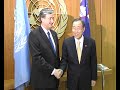 Z gen. sekretarjem OZN Ban Ki-moonom