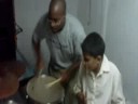 Miles & Brazilan boy Drumming awesome!