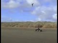 70kph with a stunt kite
