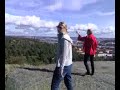 Kvillegänget bestiger berget vid Slätta Damm Kvillegänget bestiger berget vid Slätta Damm