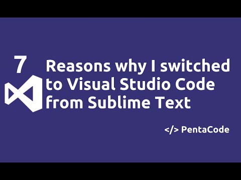 7 reasons why I switched to Visual Studio Code from Sublime Text