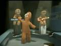omino di marzapane che canta