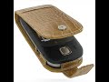 PDair Leather Case for HTC Touch Dual/HTC P5500 Flip (Brown)
