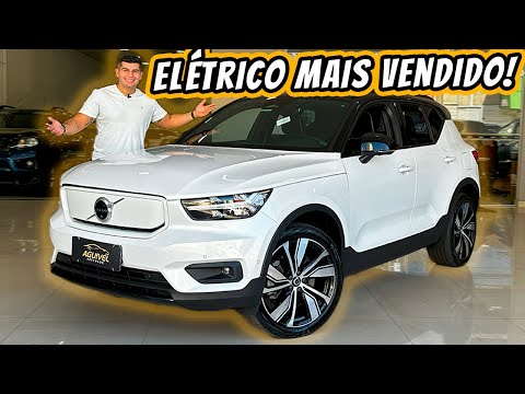 volvo xc40 recharge p8 2022 acelera igual esportivo e  super tecnolgico