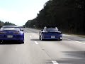 Purple Supra vs Blue RX-7