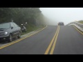 陽金公路 冷水坑那 都是霧