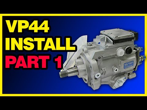 VP44 Dodge Cummins Injection Pump Install Part 1/2