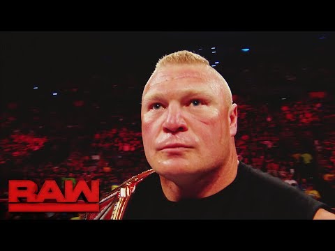 A look back at the chaotic brawl between Brock Lesnar and Samoa Joe: Raw, June 19, 2017
