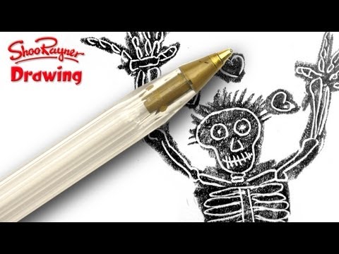 How to draw with an empty Bic Biro Ball Point Pen