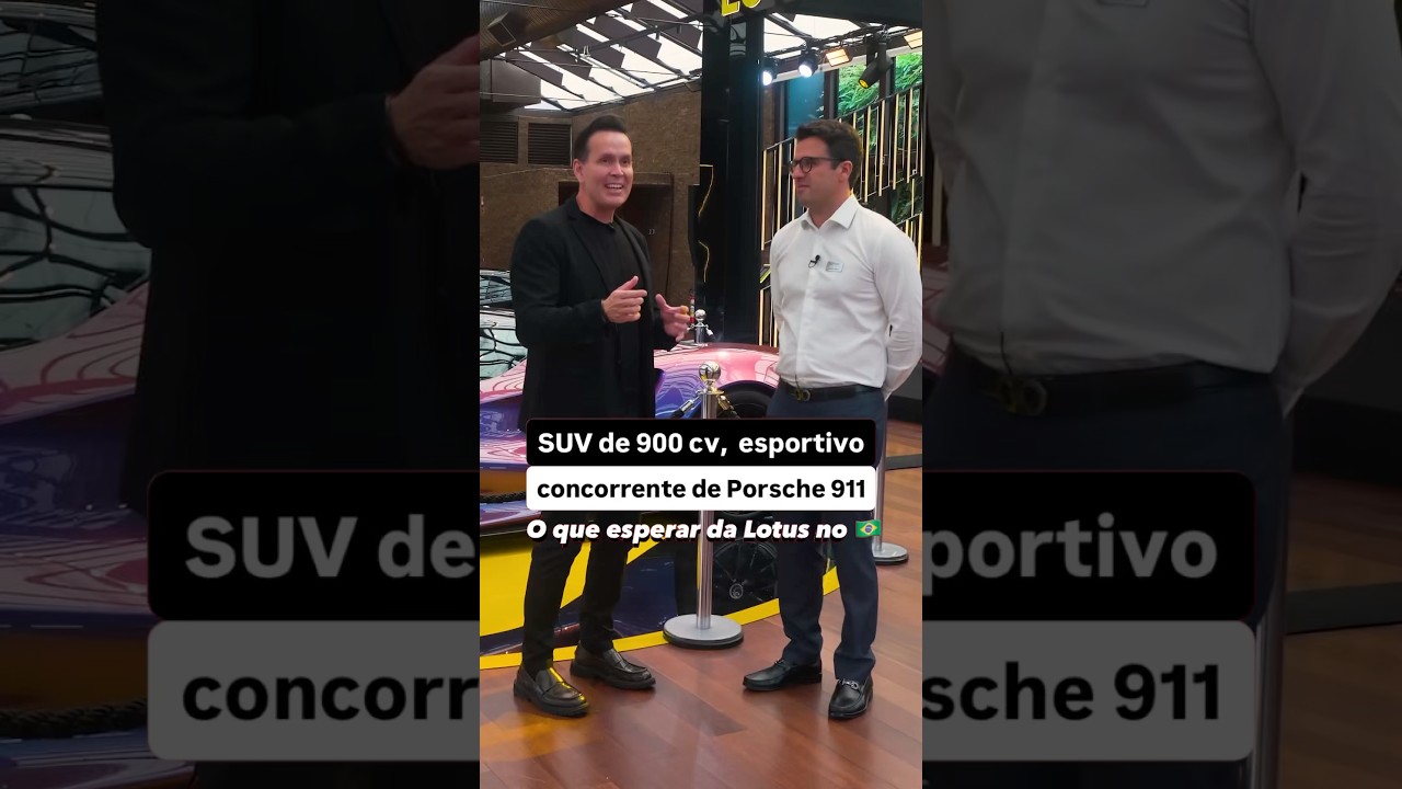 SUV de 900 cv,  esportivo concorrente de Porsche 911. O que esperar da Lotus no 🇧🇷