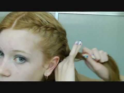 how to self french braid