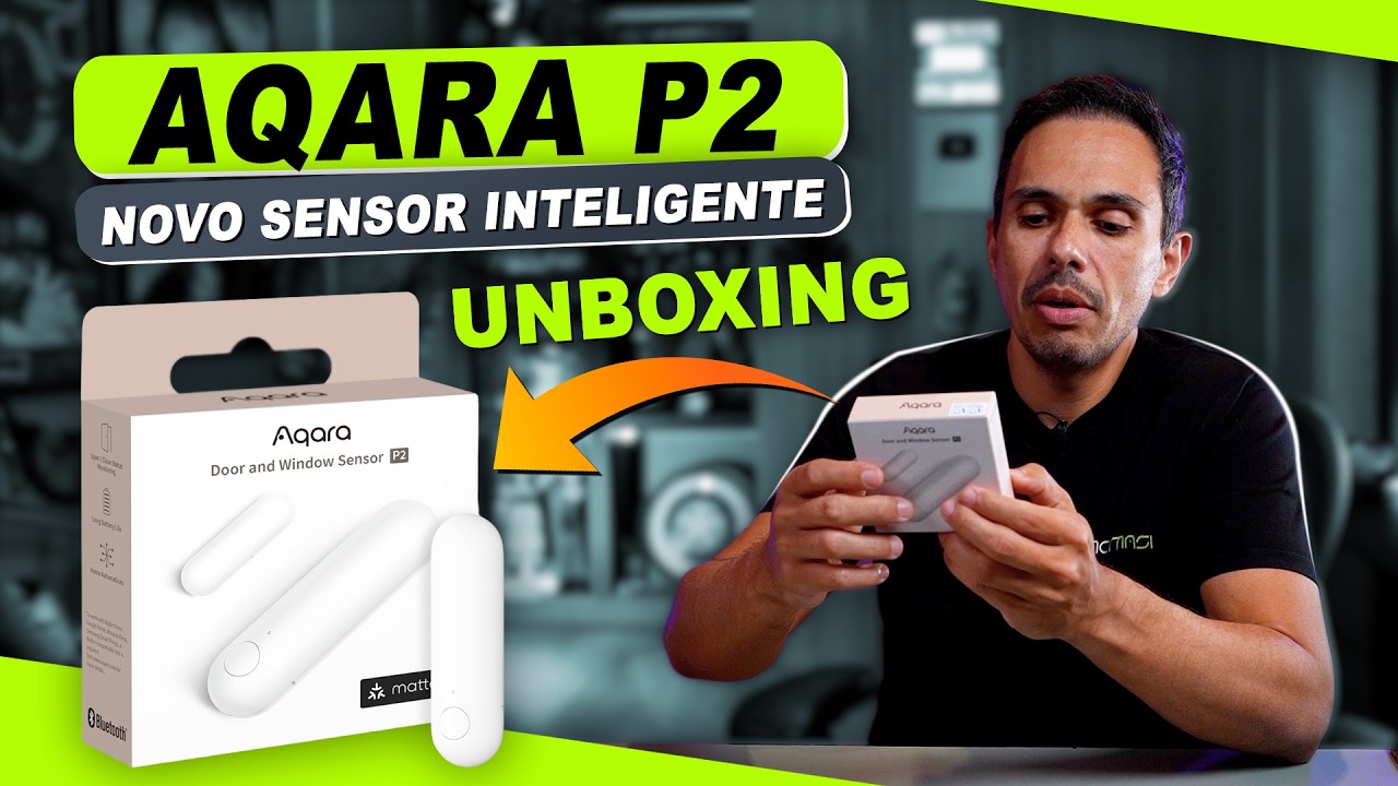 Sensor de Portas e Janelas da Aqara P2 | UNBOXING #macmasi #aqara #unboxing