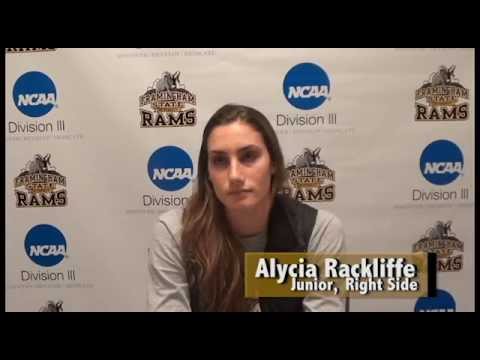 Alycia Rackliffe- Framingham St. Athlete of the Week- 11/8/15