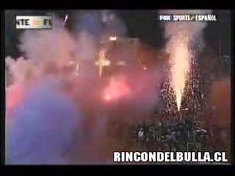 Video - Salida U.de Chile vs River Plate 1996 - Los de Abajo - Universidad de Chile - La U - Chile