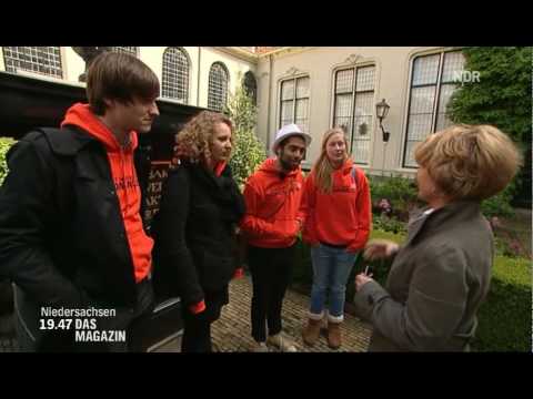 Deutsche Studenten als Stadtführer im niederländischen Groningen