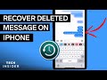 Can You Retrieve Deleted Texts On Iphone