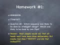 Deconstructing Dembski Homework #1 solutions