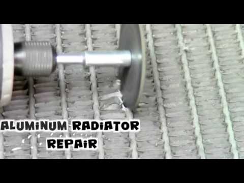 how to patch aluminum radiator