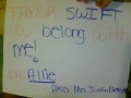 allie singing you belong with me by taylor swift