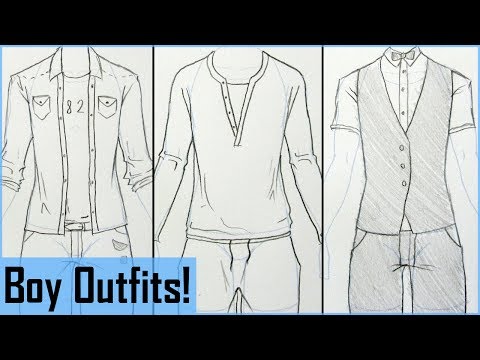 video-linktoworks-How to Draw Manga Boy Outfits!