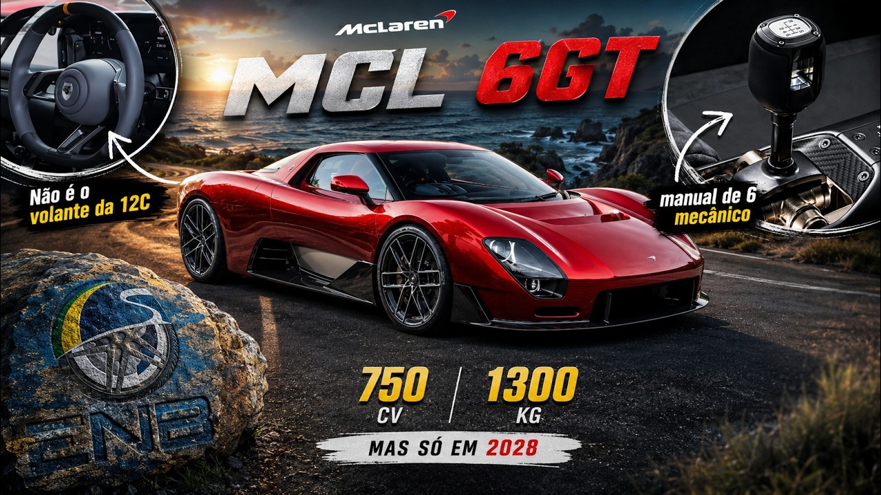 Briefing #465 - McLaren MCL 6GT, um conceito que lembra tudo menos um McLaren