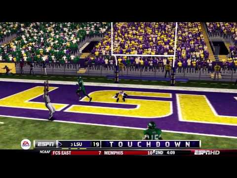 NCAA Football 13 Gameplay - Football is BACK! LSU Dynasty Gameplay - A Champions Path
