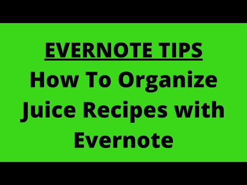 how to organize recipes