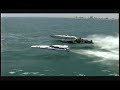 Rough water boat race big wave jumping Pantera powerboats.  Built and raced by the Pantera boat company since 1974.  World famous powerboats for extreme offshore weather.  Pleasure boats for customers are built to exact specifications and great for the boating enthusiast or as a poker run boat. This 28ft Pantera raceboat was powered by a single mercury racing 500hp.  It's an awesome rough water boat as the video shows it jumping big waves.