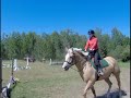 Me Horseback riding - jumping