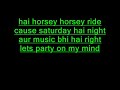 Party on my mind lyrics