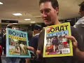Borat Book Signing - Behind the FIRST kiss and FIRST signer