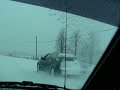 winter driving montage