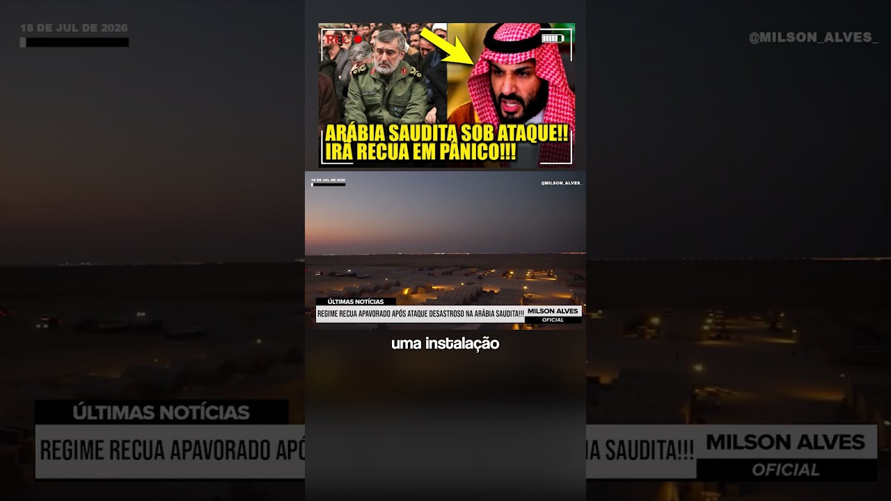 Regime RECUA APAVORADO após ataque desastroso na ARÁBIA SAUDITA!!!