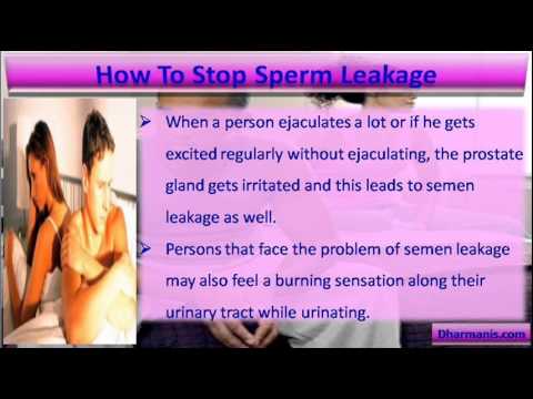 how to avoid sperm leak