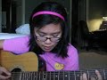 a la claire fontaine acoustic cover painted veil