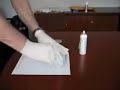 Spray drug test kit for Cocaine residue detection